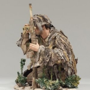 Army Special Forces Sniper Observer (studio)