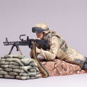 Army M60 Machine Gunner (caucasian) (studio)