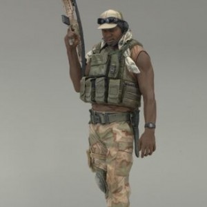 Army Special Forces Operator (afro-american) (studio)