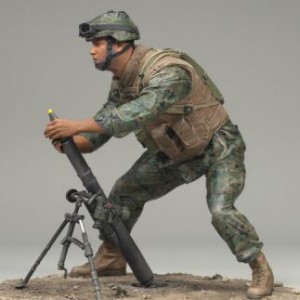 Marine Mortar Loader (caucasian) (studio)