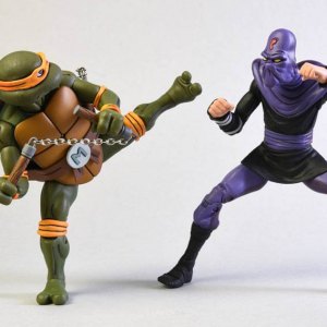 Michelangelo Vs. Foot Soldier 2-PACK