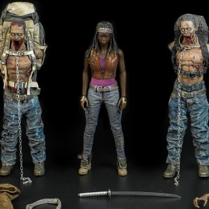 Michonne With Pet Walkers (Threezero)