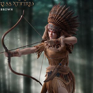 Mohegan Huntress Attire Indien Brown