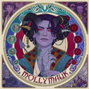 Mollymauk Mighty Nein Portrait Series Art Print (Sam Hogg)