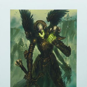 Mortighull Soldier Of Cruel Purpose Art Print (Jimmy Xu)