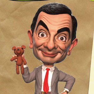 Mr. Bean With Teddy