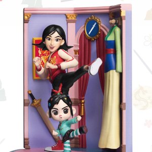 Mulan & Vanellope D-Stage Diorama