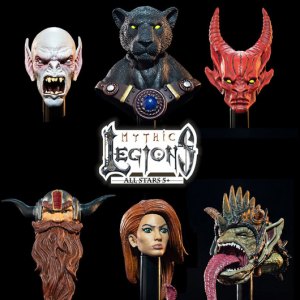 Mythic Legions Accessory Set Heads Pack 1