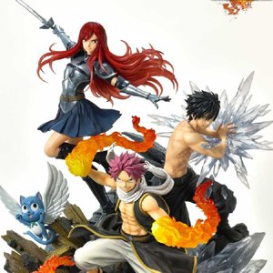 Natsu, Erza, Gray & Happy Prisma Wing Deluxe