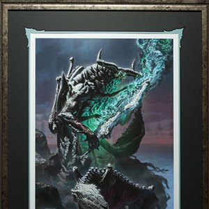 Oglavaeil The Executioner Art Print Framed (Fabian Schlaga)