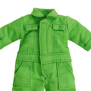 Outfit Set Decorative Parts For Nendoroid Dolls Colorful Coveralls Lime Green