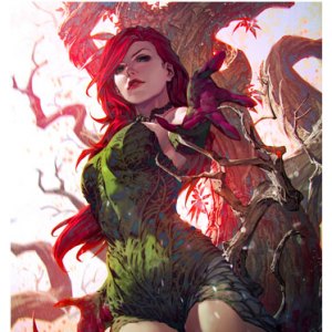 Poison Ivy Art Print (Kael Ngu)