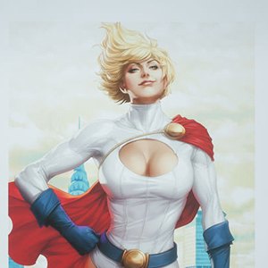 Power Girl Art Print (Stanley Lau)