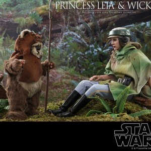 Princess Leia And Wicket (Return Of The Jedi)