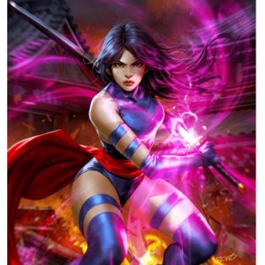 Psylocke Art Print (Derrick Chew)