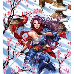 Psylocke Demon Days Art Print (Mark Brooks)