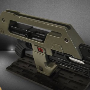 Marine Pulse Rifle OD Green Weathered (HCG)