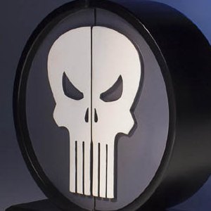 Punisher Logo Bookends