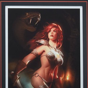 Red Sonja She-Devil With A Sword Art Print Framed (Alex Garner)