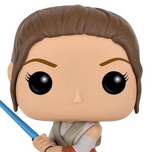 Rey With Lightsaber Battle Pose Pop! Vinyl