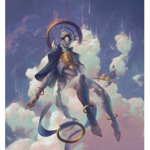 Sahaqiel In Great Expanse Art Print (Peter Mohrbacher)