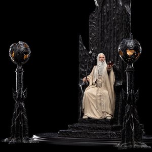 Saruman The White On Throne