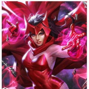 Scarlet Witch Art Print (Derrick Chew)