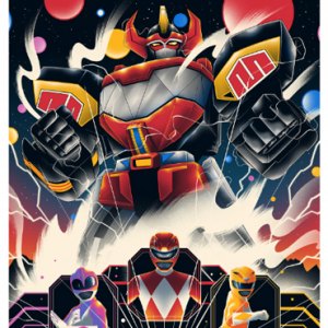 Mighty Morphin Power Rangers! Art Print (Arno Kiss)