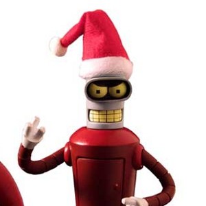 Robot Santa And Santa Bender (SDCC 2008) (studio)