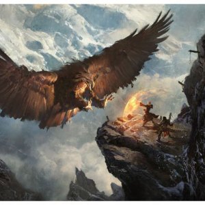 Secret Pass Eagle's Nest Art Print (Greg Rutkowski)