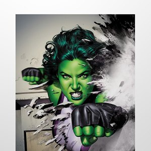 She-Hulk Art Print (Mike Mayhew)