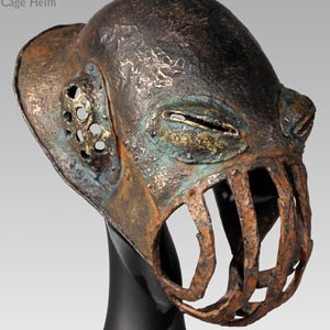 Orc Muzzle Cage Helm (studio)