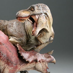 Tyrannosaurus Rex Vs. Triceratops (Sideshow) (studio)