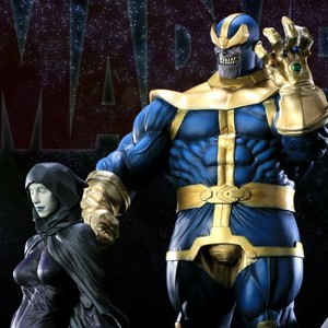 Thanos And Mistress Death (studio)