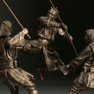 Duel Of Fates - Qui-Gon And Obi-Wan Vs. Darth Maul (Sideshow) (studio)