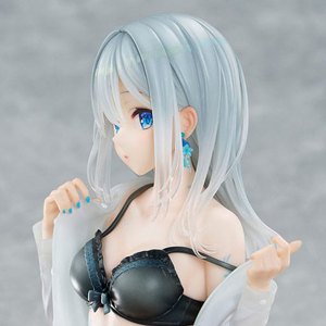 Silver-Haired Girl Sky Blue Morning Special Outfit (Fuumi)
