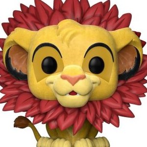 Simba Leaf Mane Flocked Pop! Vinyl (Entertainment Earth)