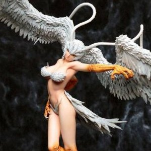 Sirene Demon's Spiritual Wings In Sky