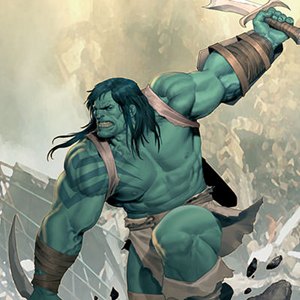 Skaar Son Of Hulk Art Print (Ariel Olivetti)