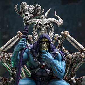 Skeletor On Throne Prime Scale