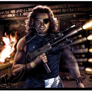 Snake Plissken Art Print (Elvisdead)