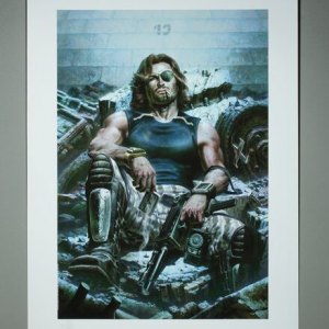 Snake Plissken Art Print (Fabian Schlaga)