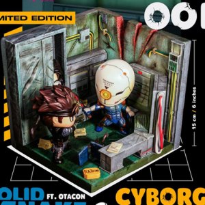 Solid Snake Vs. Cyborg Ninja Ft. Otacon DioCube