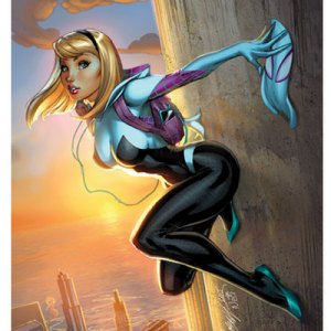 Spider-Gwen #1 Art Print (J. Scott Campbell)