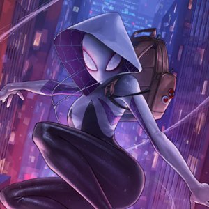 Spider-Gwen Art Print (Jeehyung Lee)