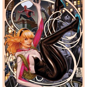 Spider-Gwen Périodique Numéro Un Art Print (Mark Brooks)