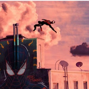Spider-Man Miles Morales Art Print (Royalston)