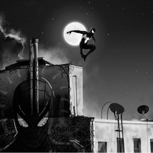 Spider-Man Symbiote Art Print (Royalston)