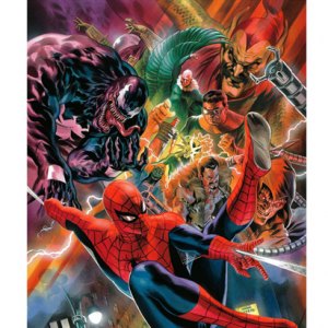 Spider-Man Vs. Sinister Six Art Print (Felipe Massafera)