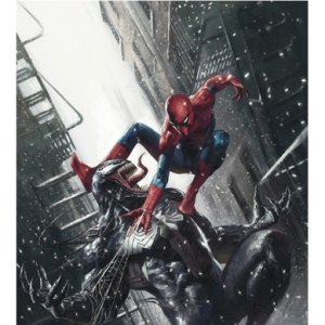 Spider-Man Vs. Venom Art Print (Marco Mastrazzo)